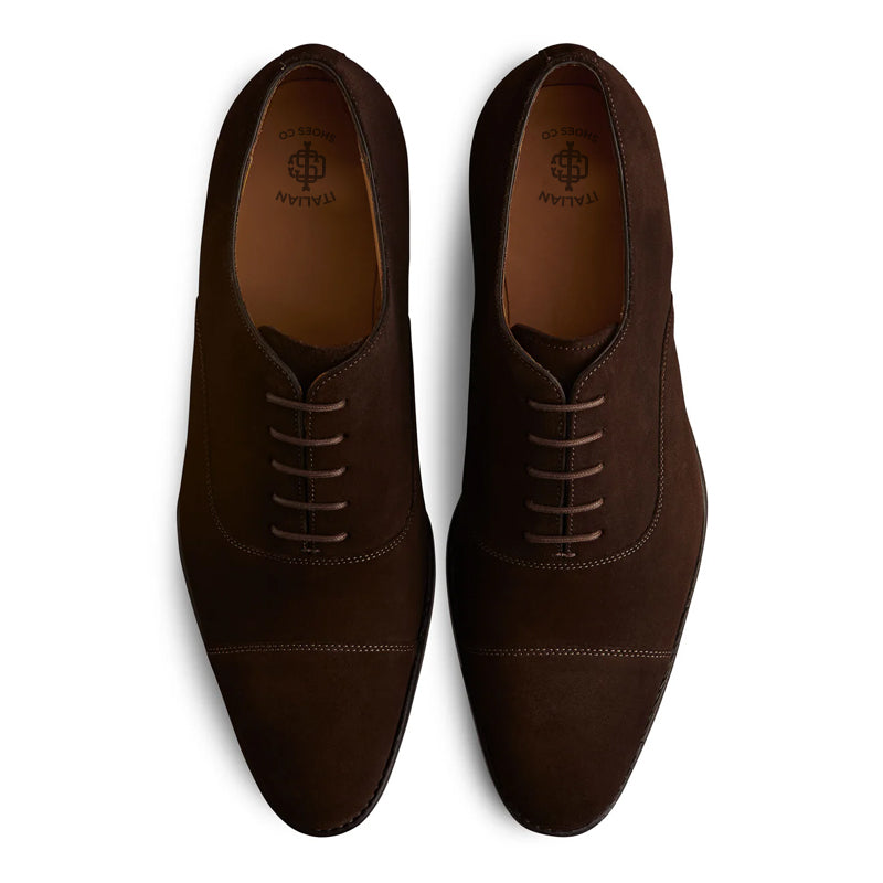 Men's Blue Suede Lace Up Formal Shoe