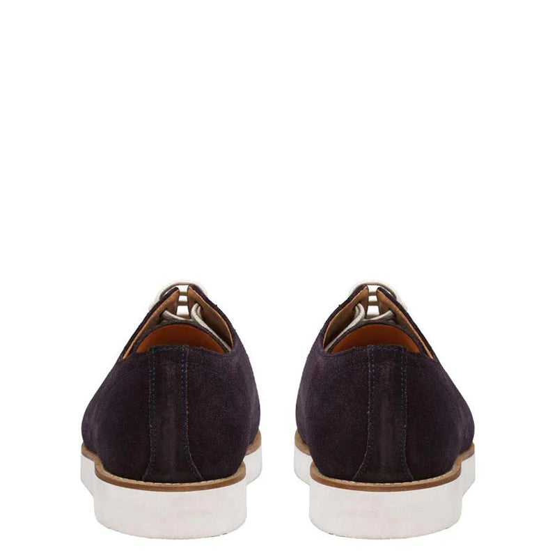 Classic Suede Lace-Up Burgundy Sneaker