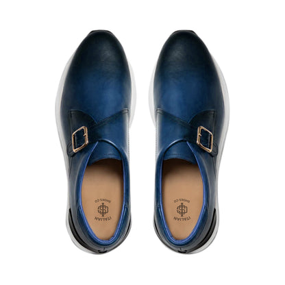 Wine Leather Men Sneaker