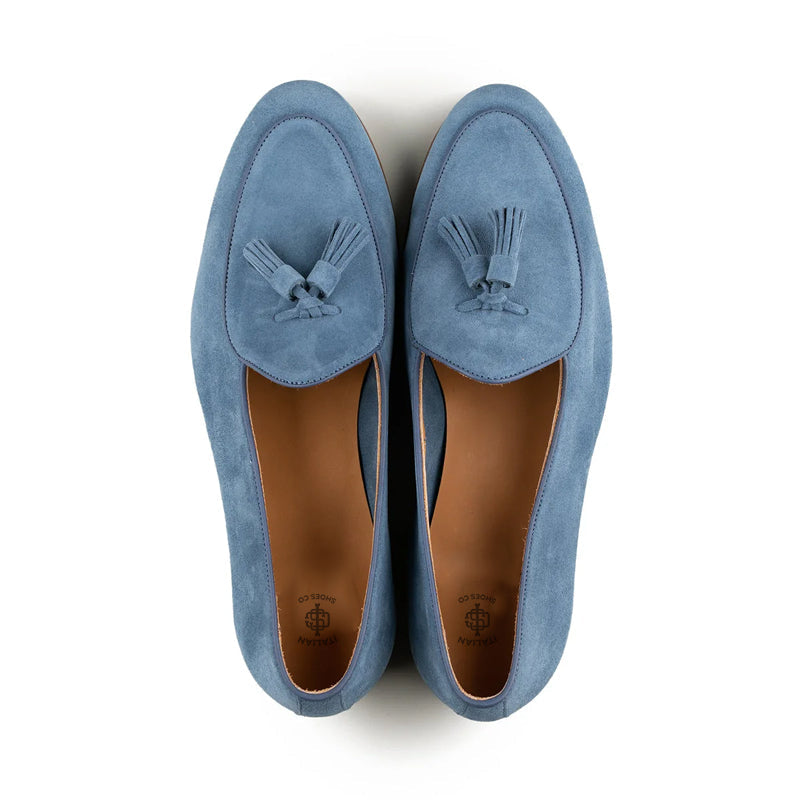 Luxury Belgian Tassel Loafer Walnut Shoe For Men