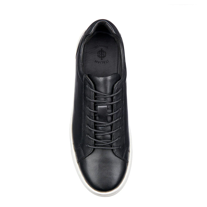 Classic Leather Lace-Up Brown Sneaker