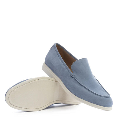 Premium Suede Leather Beige Loafer For Men