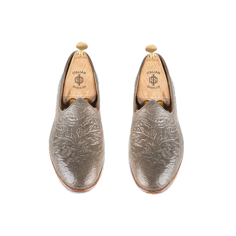 Kosli Floral Grey Jutties