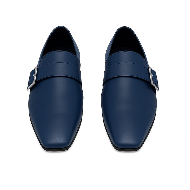 Mamie Frye Loafers in Blue