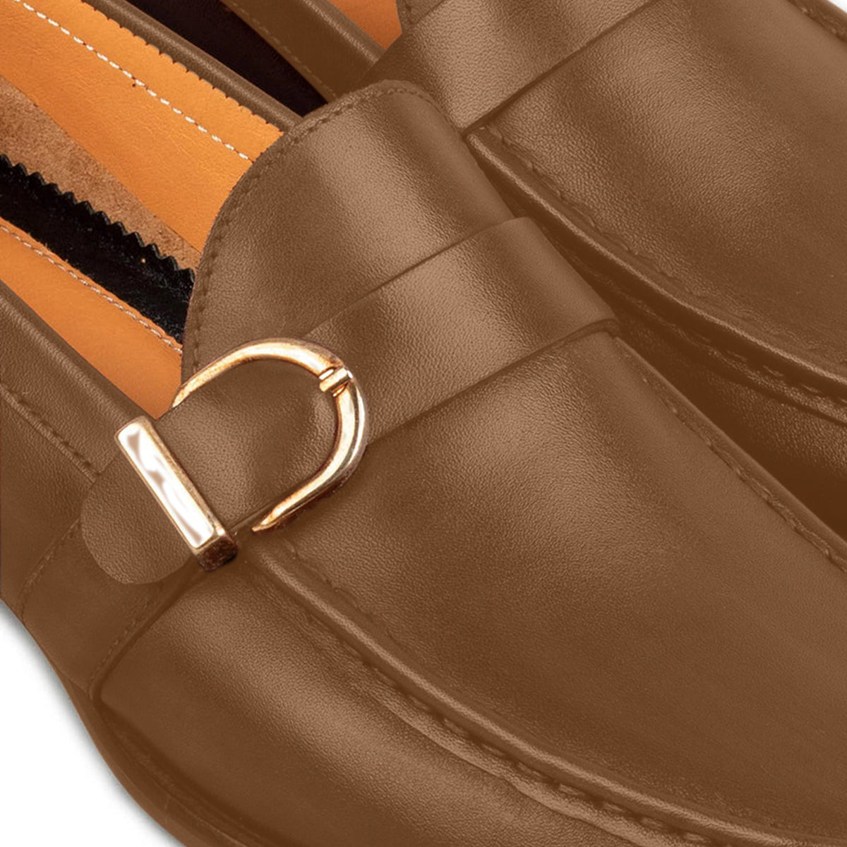 Enzo Brown Single Monk Strap Shoe