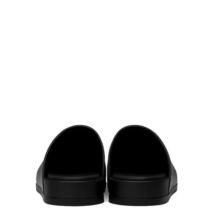 Burgundy Leather Men Mule