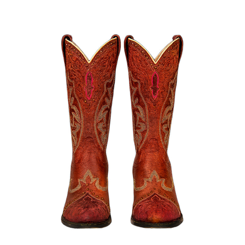 Rose Flame Heritage Cowboy Boot