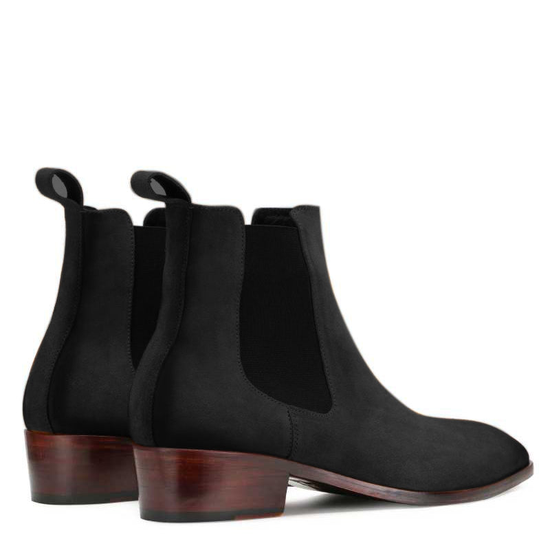 Suede Leather Chelsea Boots