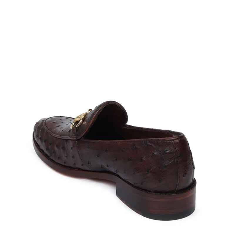 Men Solid Leather Slip-On Green Loafer Shoe