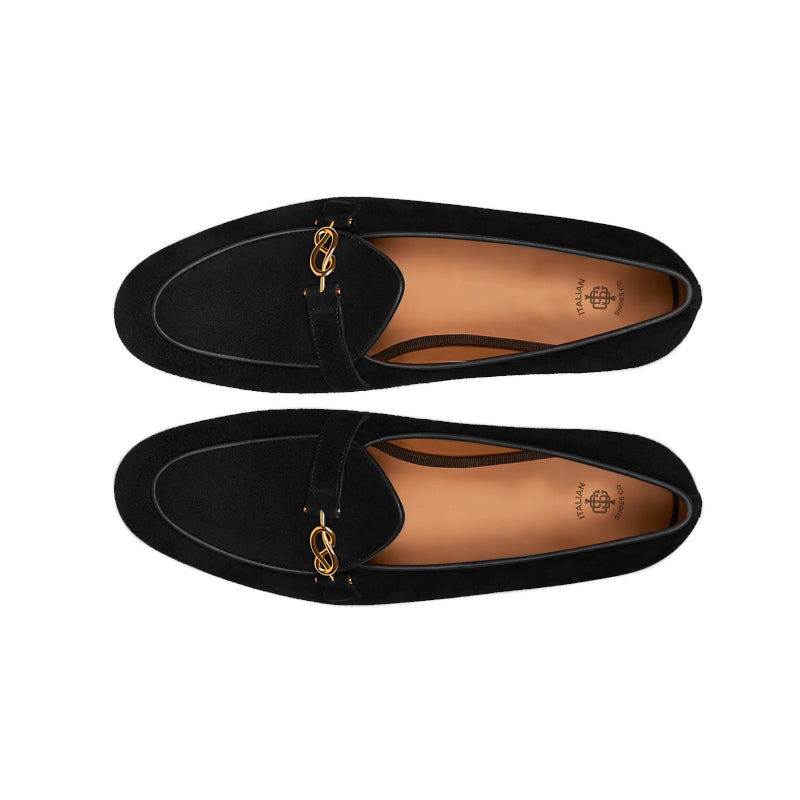 Men's Suede Loafers Sleek Shoe Indigo