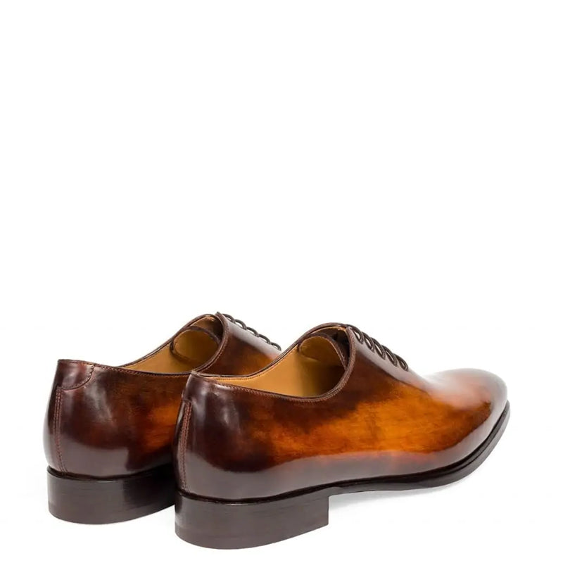 Classic Shiny Leather Oxford Tan / Brown Shoe