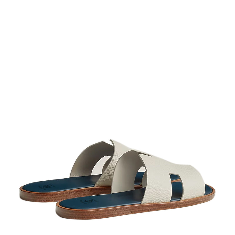 Haven Epsom H Style Slip-On Beige Blue