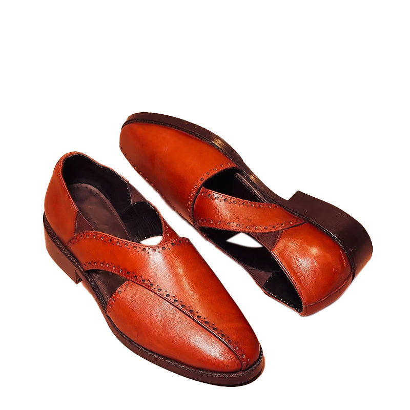 Classic Handmade Leather Peshawaris Sandals