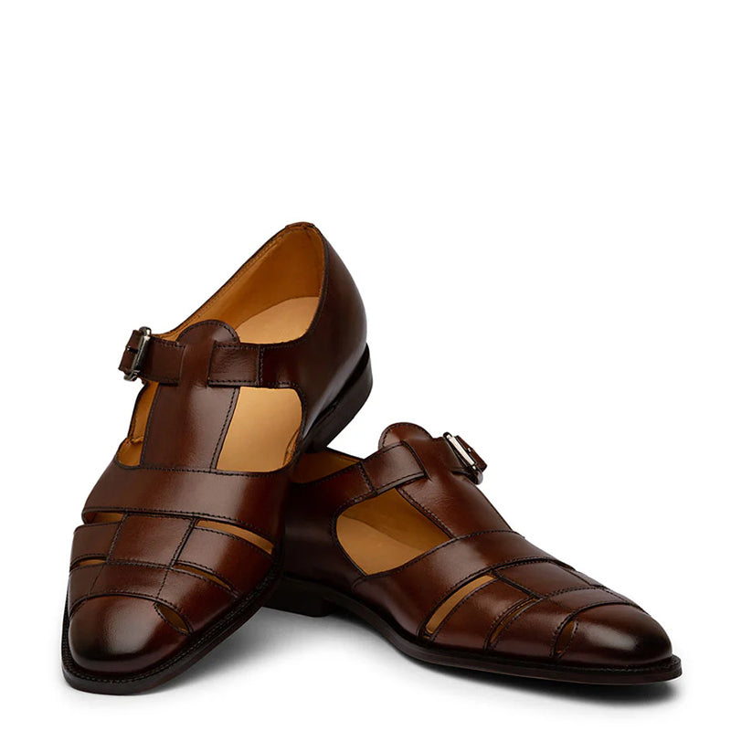 Men Handmade Leather Peshawari Comfort Sandals