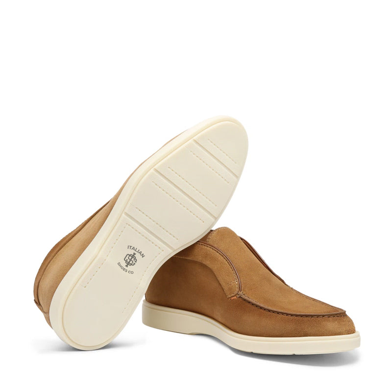 Natural Suede Loafer For Men