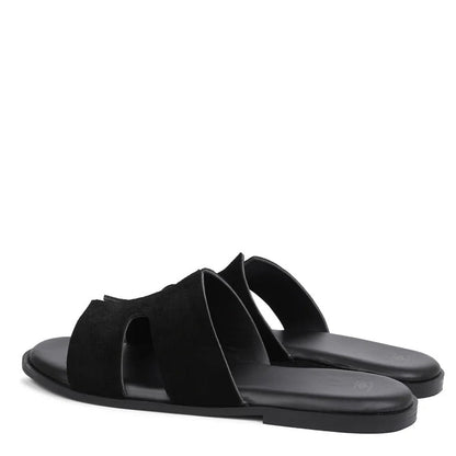 Suede H Style Slip On