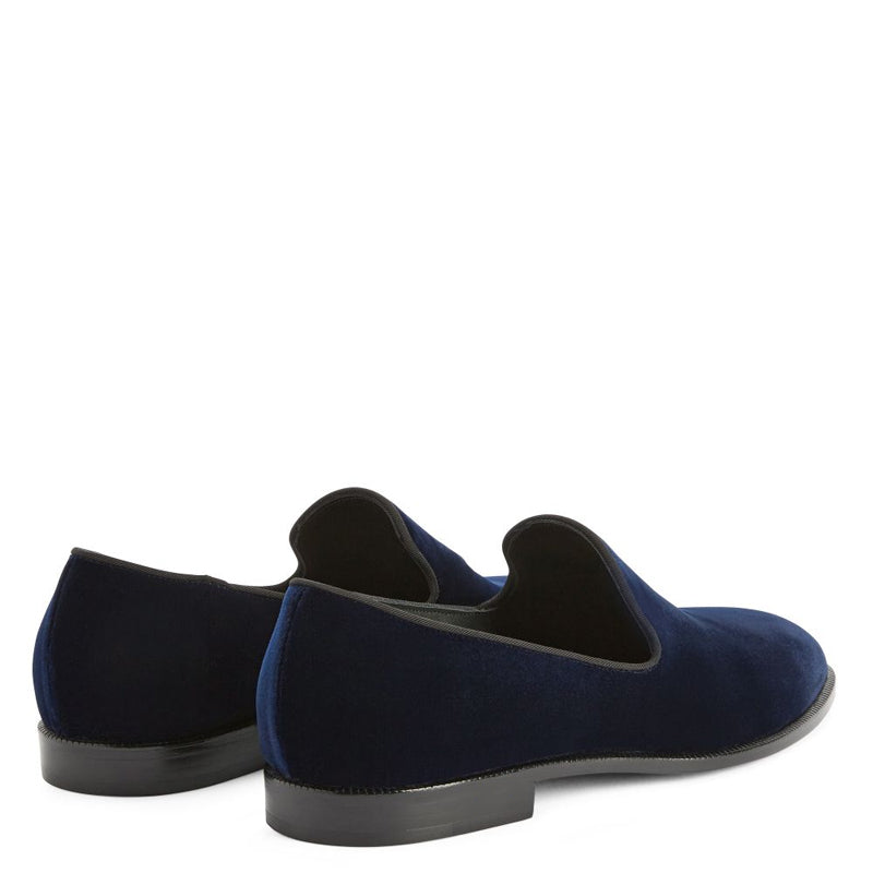 Men Classic Suede Pure Leather Black Loafer