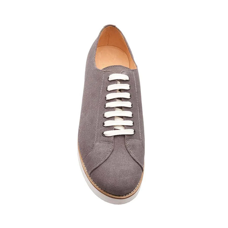 Classic Suede Lace-Up Dark Brown Sneaker