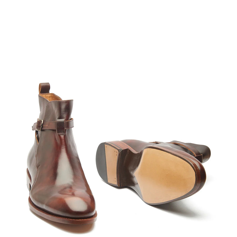 Heritage Jodhpuri Boot - Hand Welted Tan