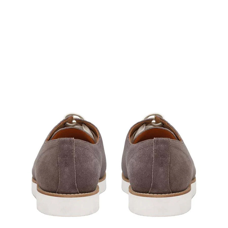 Classic Suede Lace-Up Dark Brown Sneaker