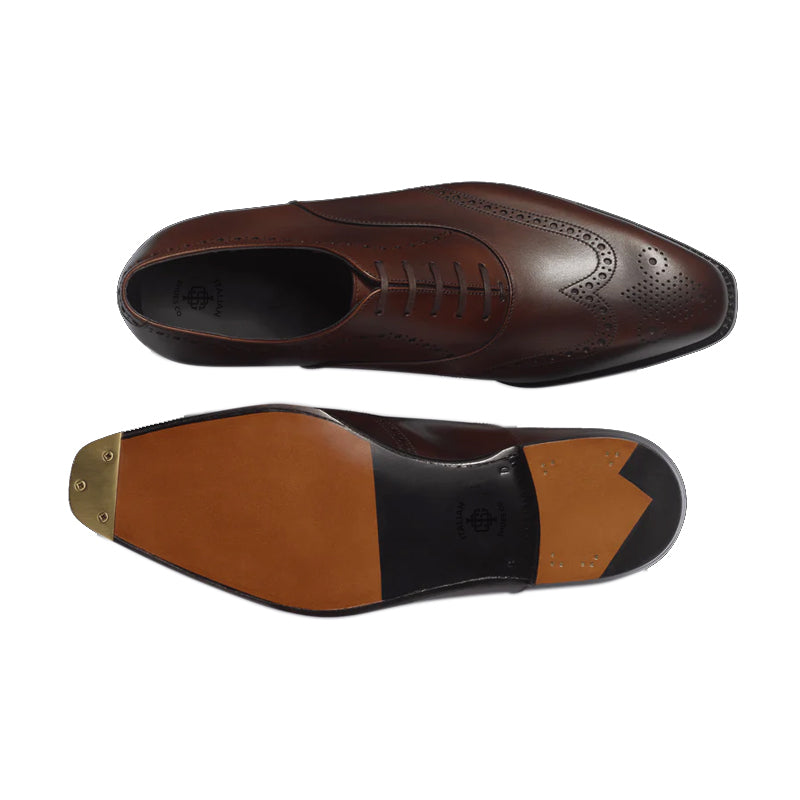 Classic Design Polished Leather Formal Oxford Shoes