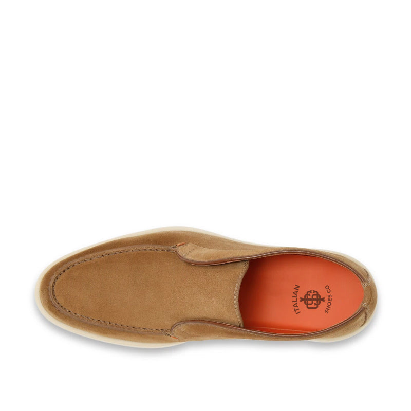 Blue Suede Loafer For Men