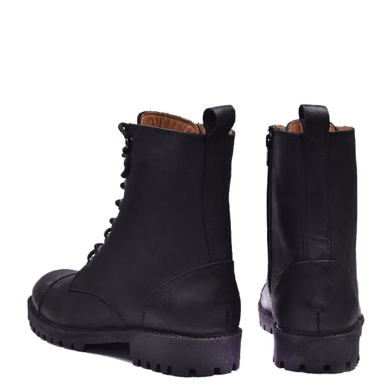 Custom Handmade Leather High Ankle Brown Boot For Men