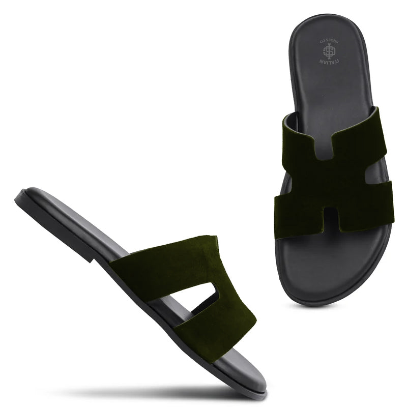 Suede H Style Slip On