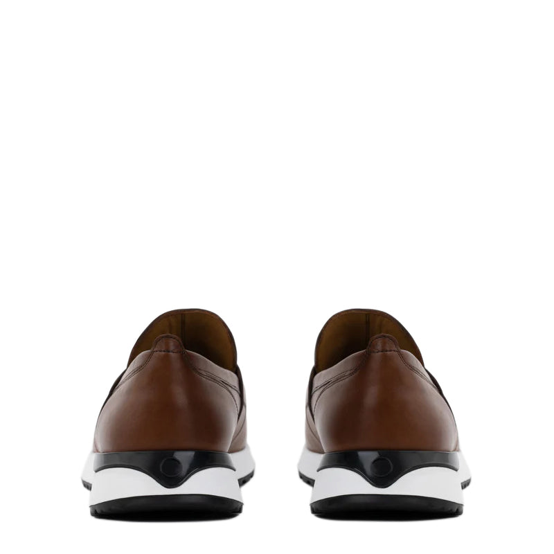 Wine Leather Men's Sneakers