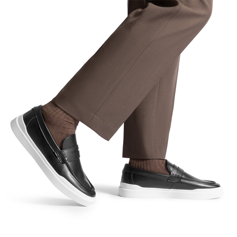 Casual Dress Penny Loafer Black