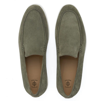 Premium Suede Leather Beige Loafer For Men