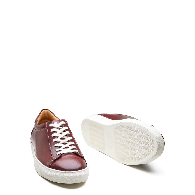 Lace-up Sneaker - Smart Casual Burgundy