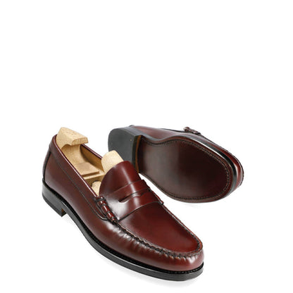 Burgundy Leather Penny Loafer