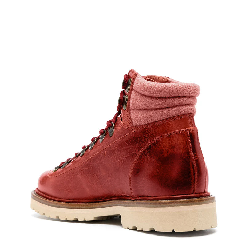 Padded Ankle Lace-Up boots