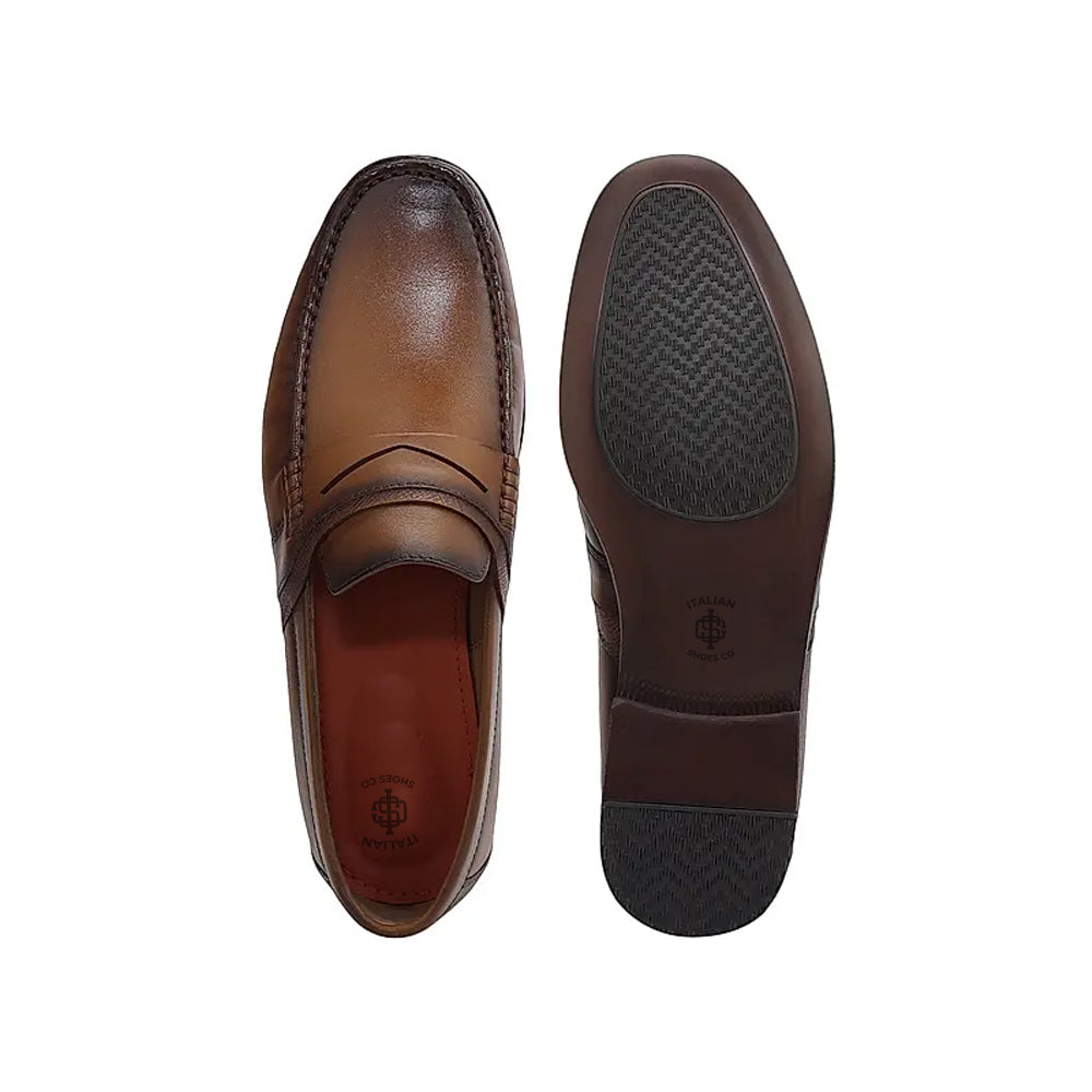 Classic Penny Leather Formal Brown Loafer