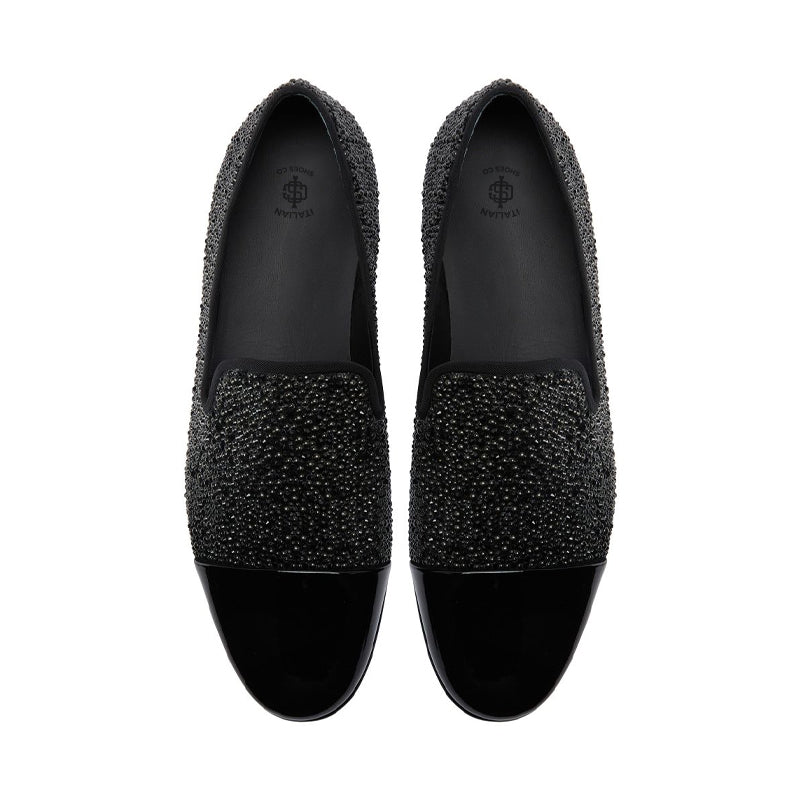 Stylish Handmade Design Leather Fashion Black Loafer