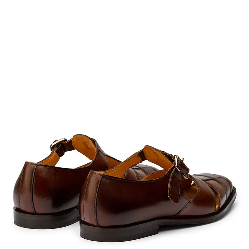 Men Handmade Leather Peshawari Comfort Sandals