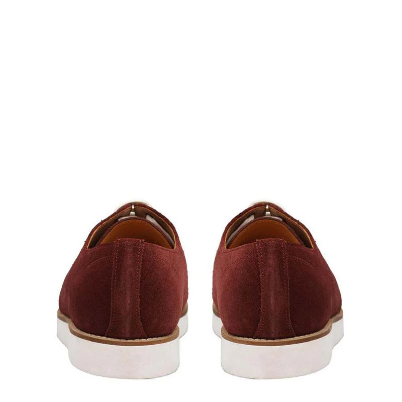 Classic Suede Lace-Up Dark Brown Sneaker