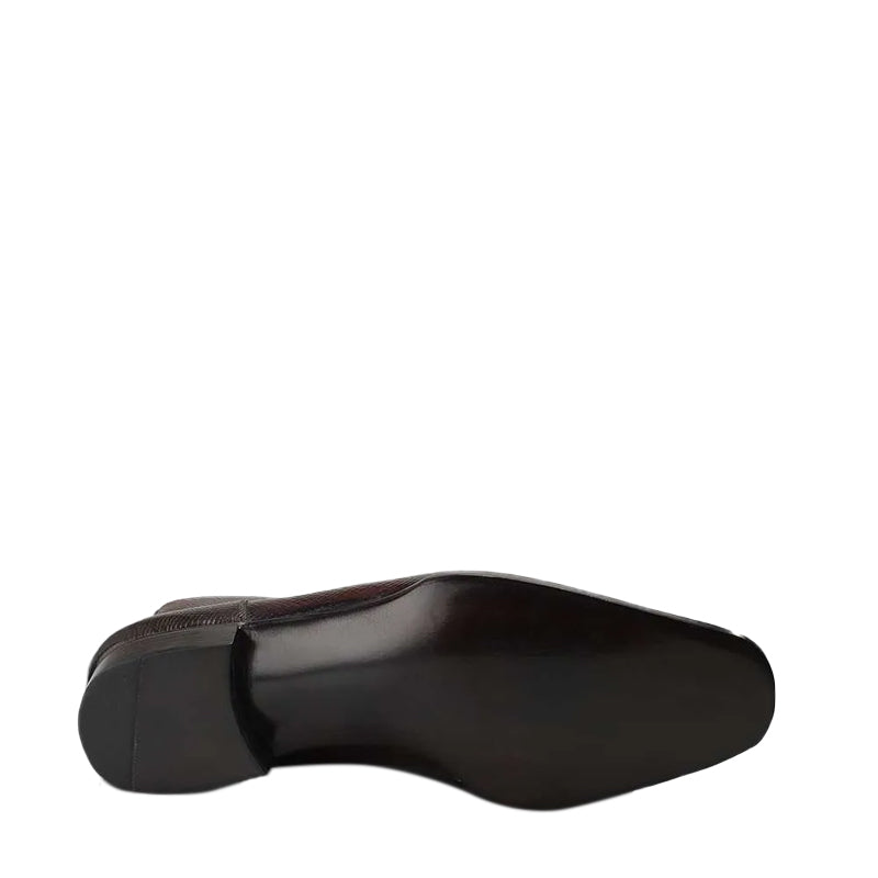 Premium Split Toe Leather Derby Ankle Boot Brown