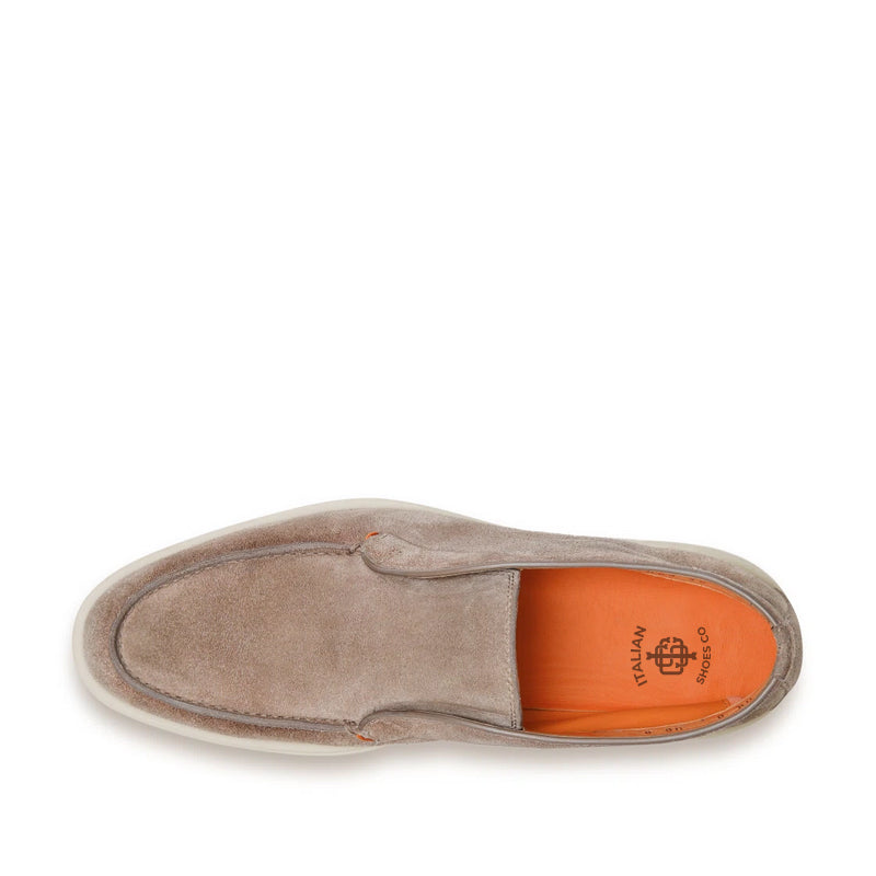 Natural Suede Loafer For Men