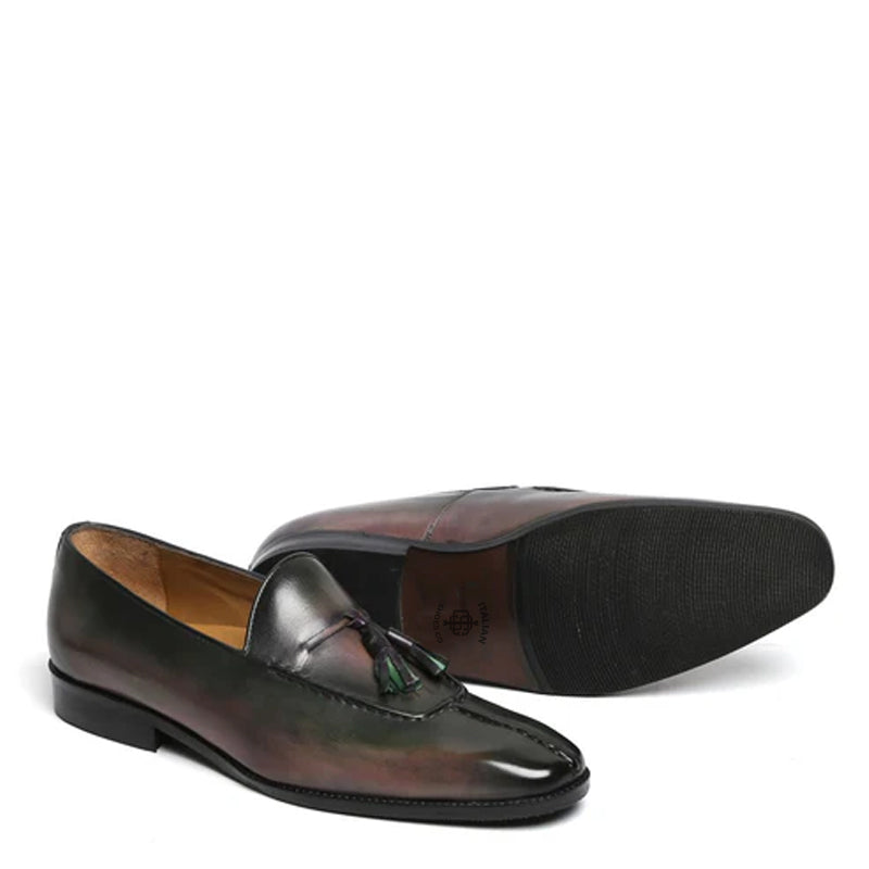 Leather Slip-On Formal Tassel Tan/Brown Loafer