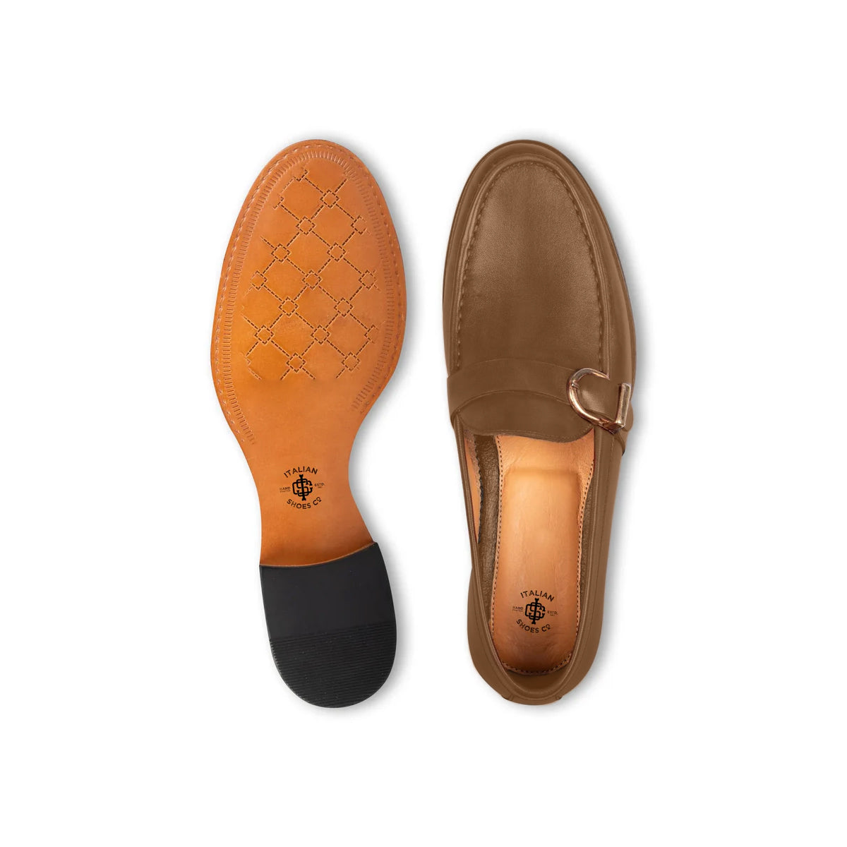 Enzo Tan Single Monk Strap Shoe