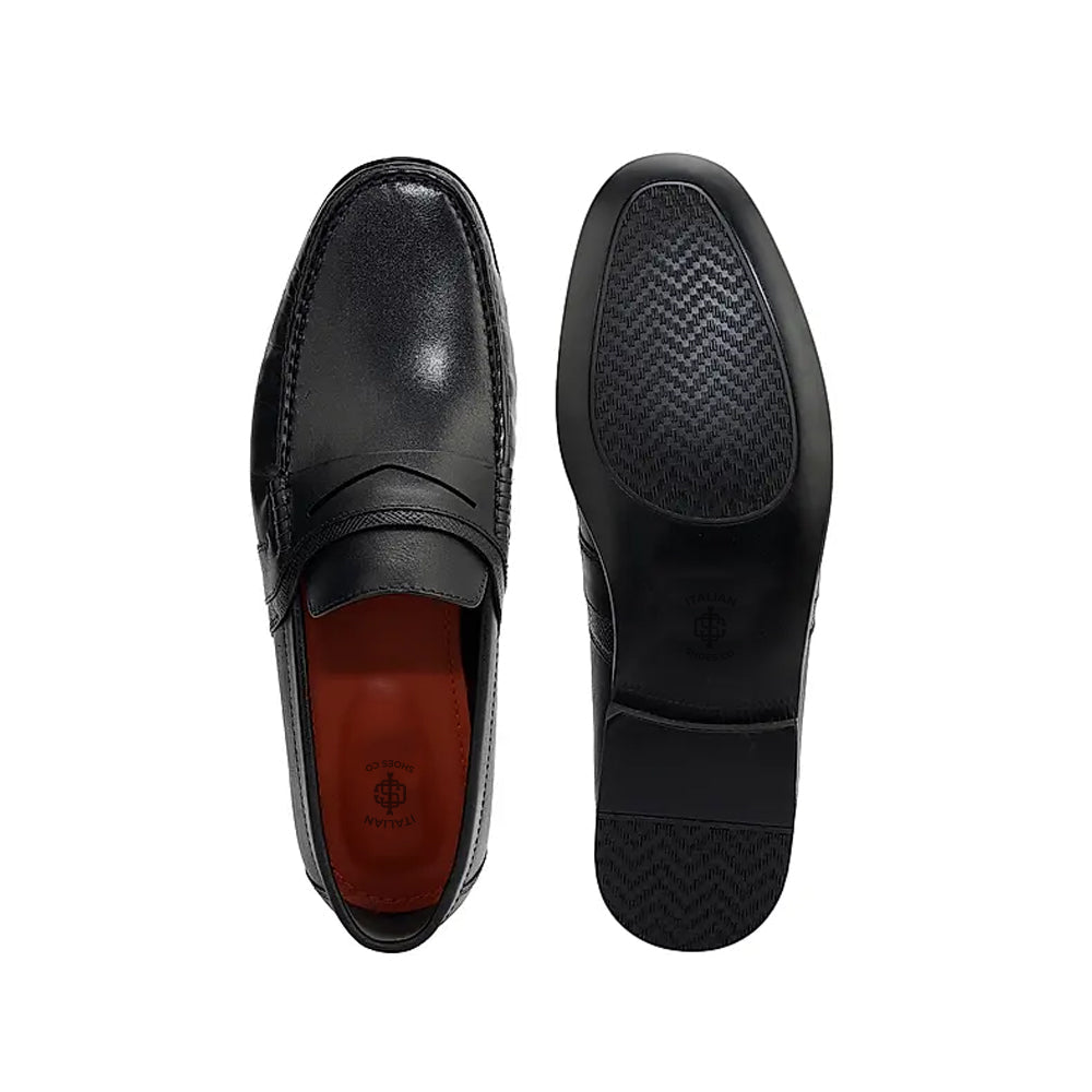 Classic Penny Leather Formal Black Loafer