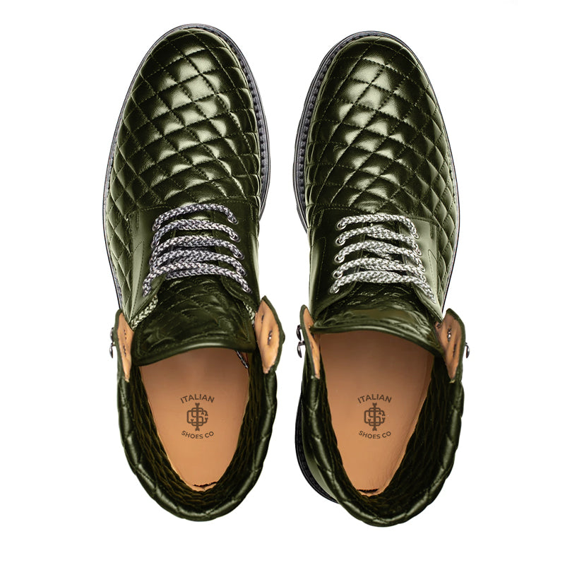 Green Lace Up shoes - Italian Shoes Company