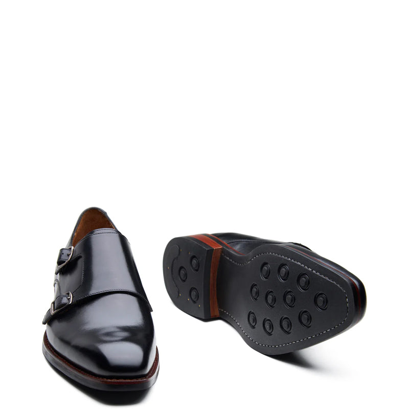 Double Monk Strap - New Age Shoe Black