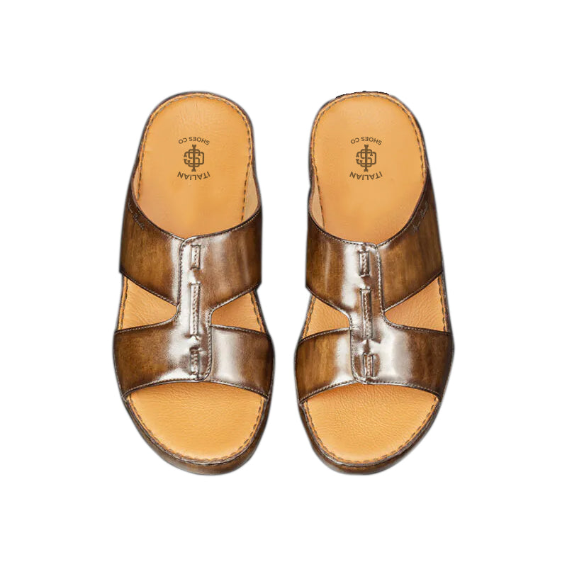 Stylish Fields Luxury Comfort Arabic Light Brown Sandal
