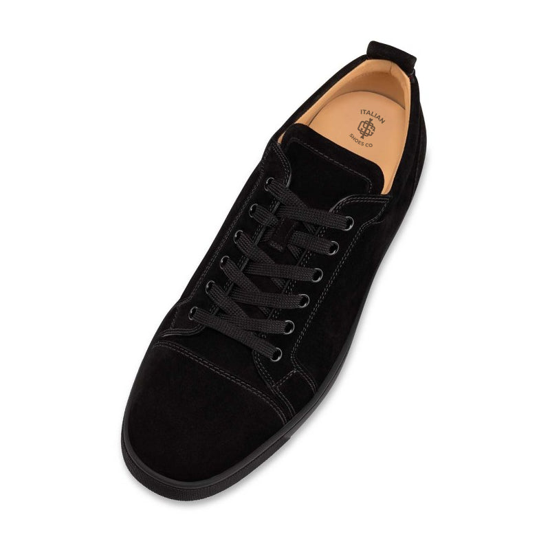 Suede Leather Lace-Up Sneakers For Men