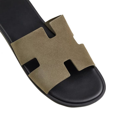 Haven Suede H Style Slip-On Beige