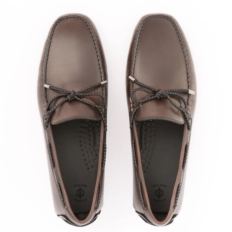 Patent Slip-On Leather Black Loafer
