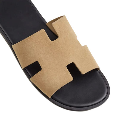 Haven Suede H Style Slip-On Beige